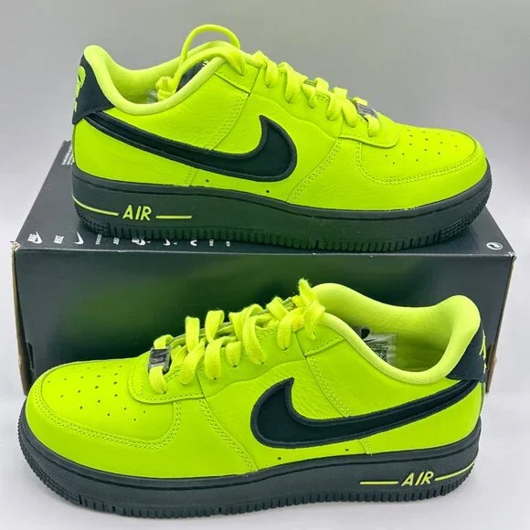 Women's Nike Air Force 1 Dance Volt/Black-Gunmetal FJ7409-700 Sz 6.5 - Picture 1 of 11